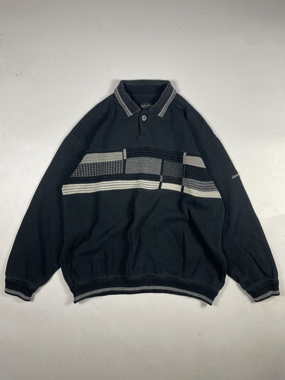 Carlo Colucci × Vintage Caro Colucci pullover crewneck sweatshirt zip rare boxy cool Size US XL / EU 56 / 4 - 1 Thumbnail