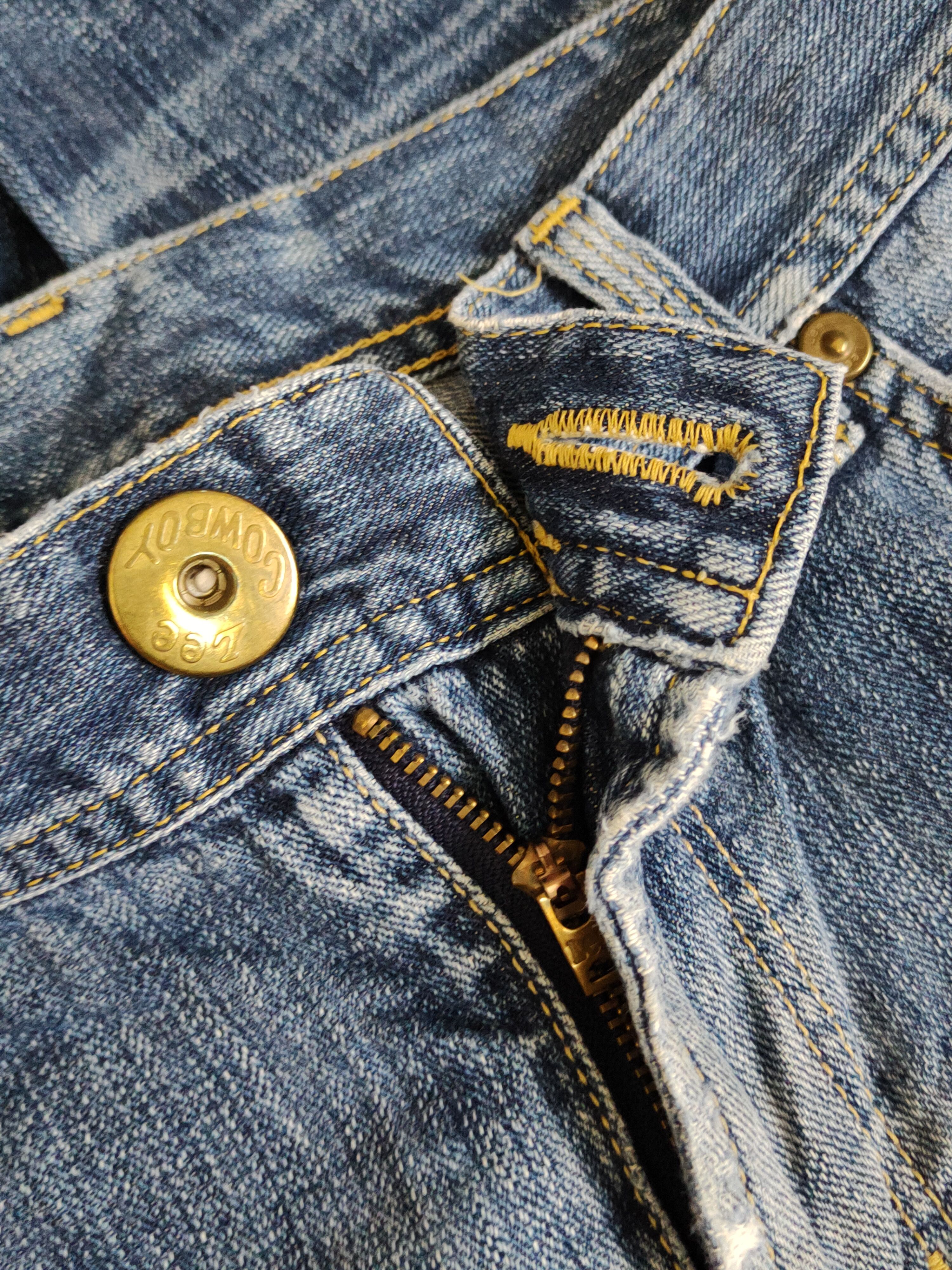 Japanese Brand Lee Blue Distressed Ripped Jeans #S2200 Size US 36 / EU 52 - 17 Thumbnail