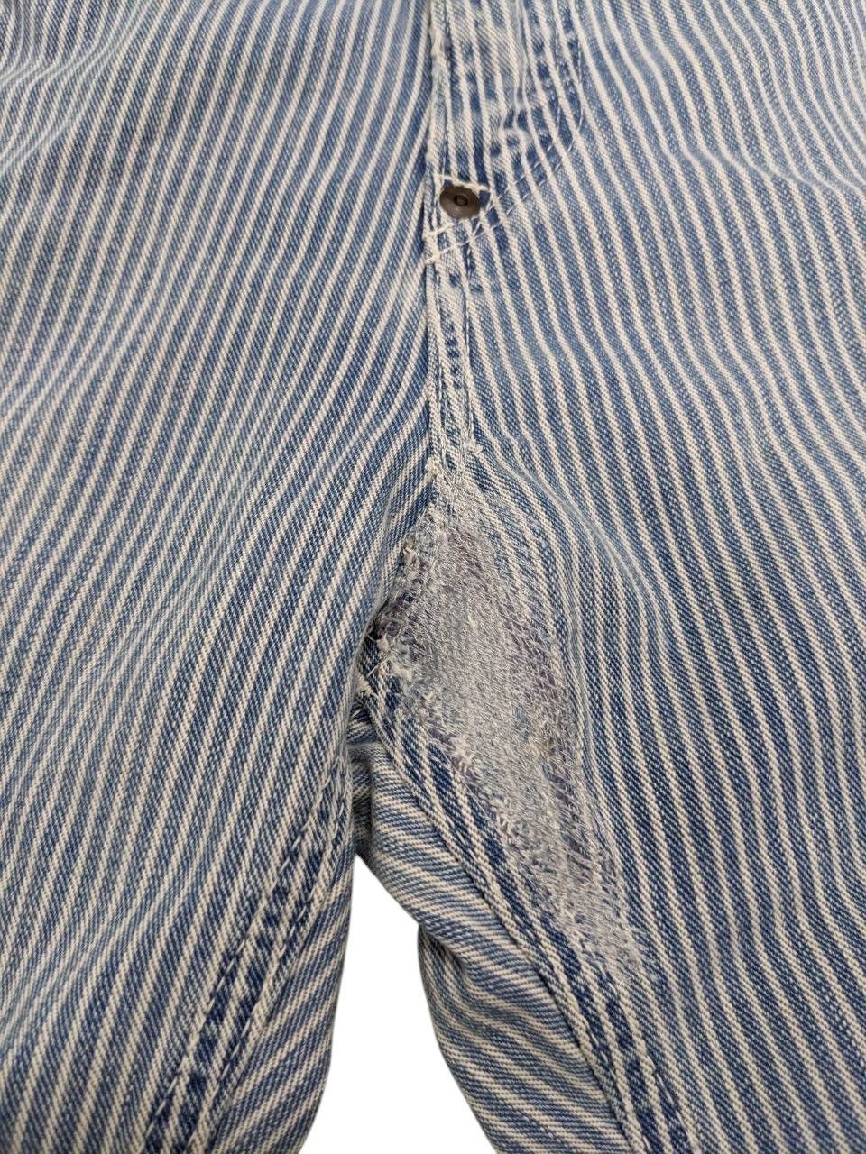 Kapital KAPITAL CENTURY DENIM HICKORY PAINTED 70’sVINTAGE BUCKLEBACK Size US 28 / EU 44 - 5 Thumbnail