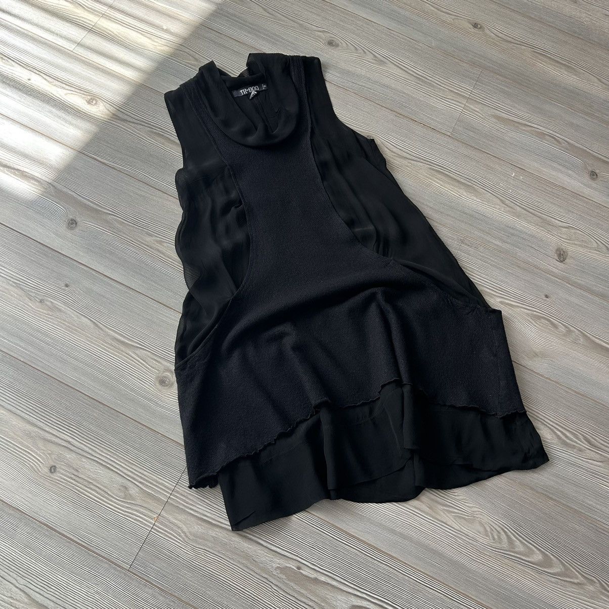 Transit TR-900 Transit Par Such Wool / Viscose Avantgarde Dress Size XS / US 0-2 / IT 36-38 - 9 Thumbnail