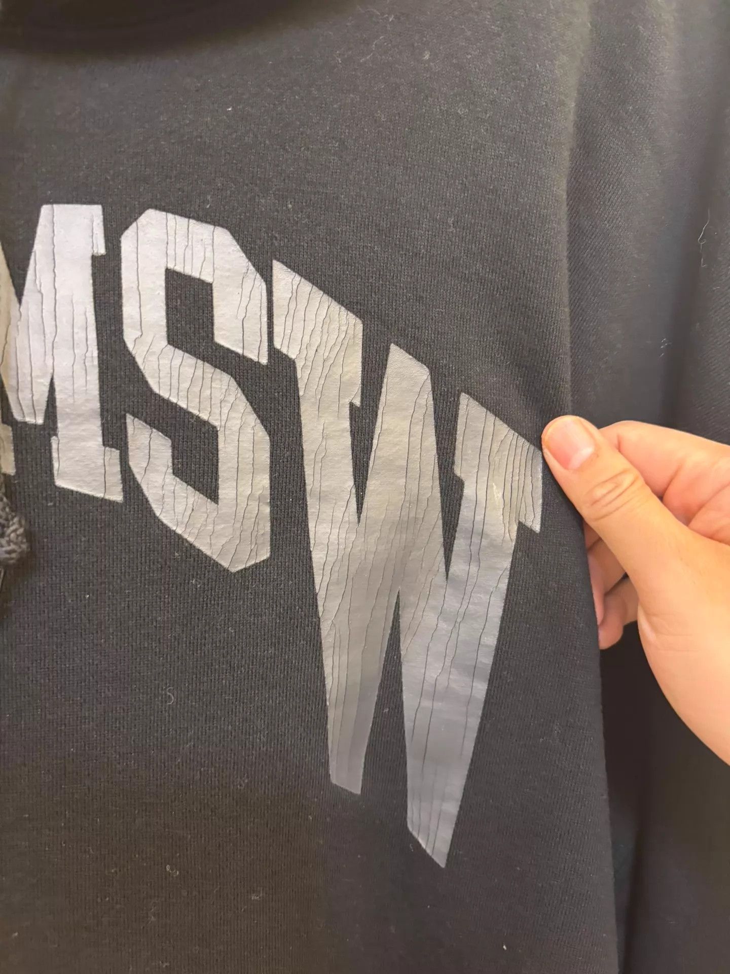 Other TTT MSW 24AW Cracked Print Short & Wide Hoodie XL Size US XL / EU 56 / 4 - 3 Thumbnail