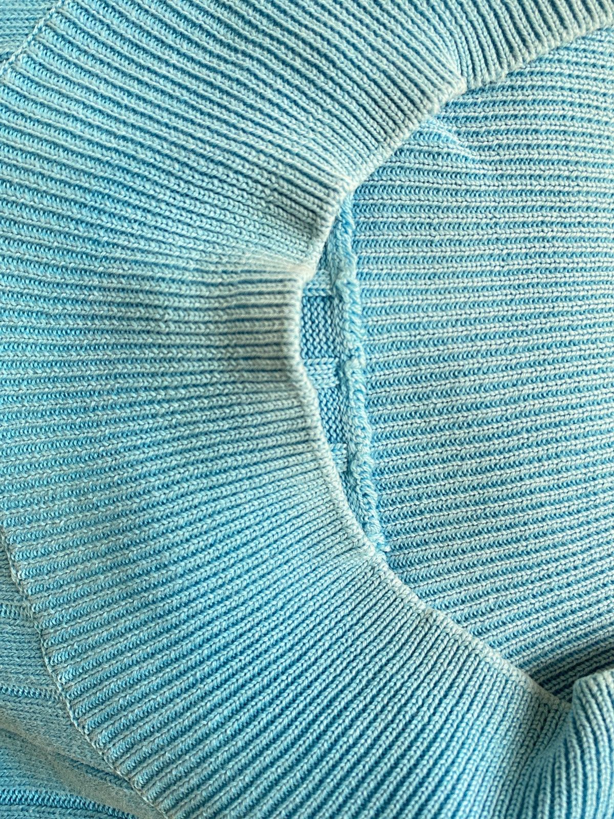 Courreges Courreges Blue Ribbed Knit Top Size M / US 6-8 / IT 42-44 - 14 Thumbnail