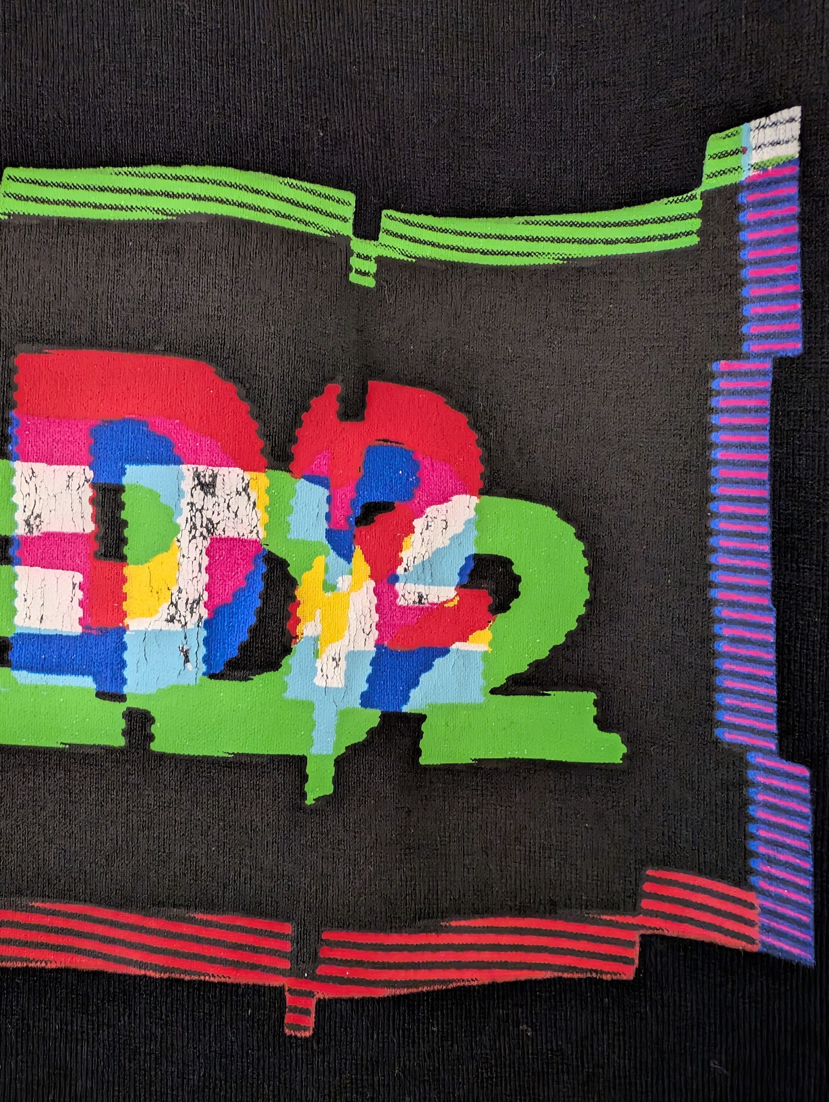 Dsquared2 Dsquared2 Black Distressed Logo T-Shirt Size S Size US S / EU 44-46 / 1 - 2 Thumbnail