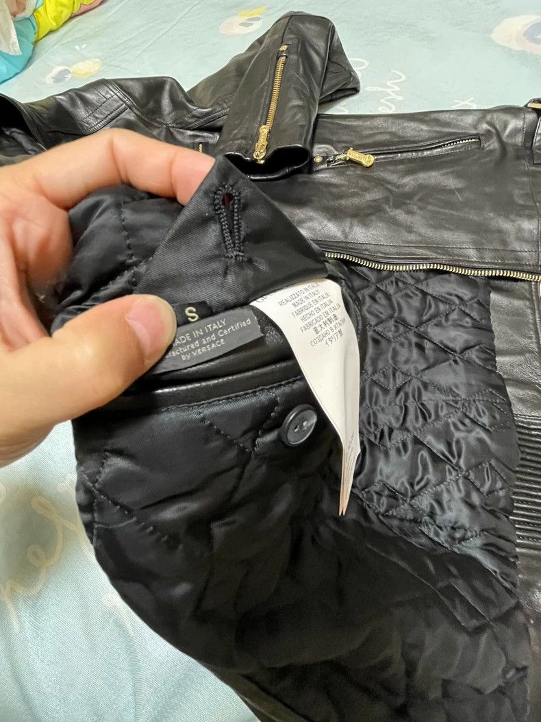 Versace Versace Leather jacket casual leather jacket Size US S / EU 44-46 / 1 - 7 Thumbnail