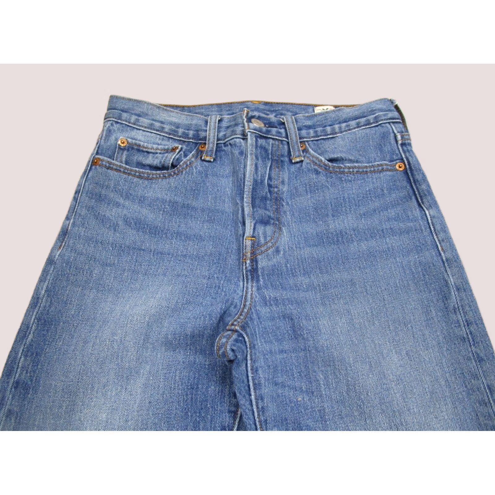 Levi's Levi's 560 Jeans Women 27 Blue High Rise Loose Fit Denim Straight Pants Light Wash 5-Pocket Womens Jeans Size 27" / US 4 / IT 40 - 1 Thumbnail
