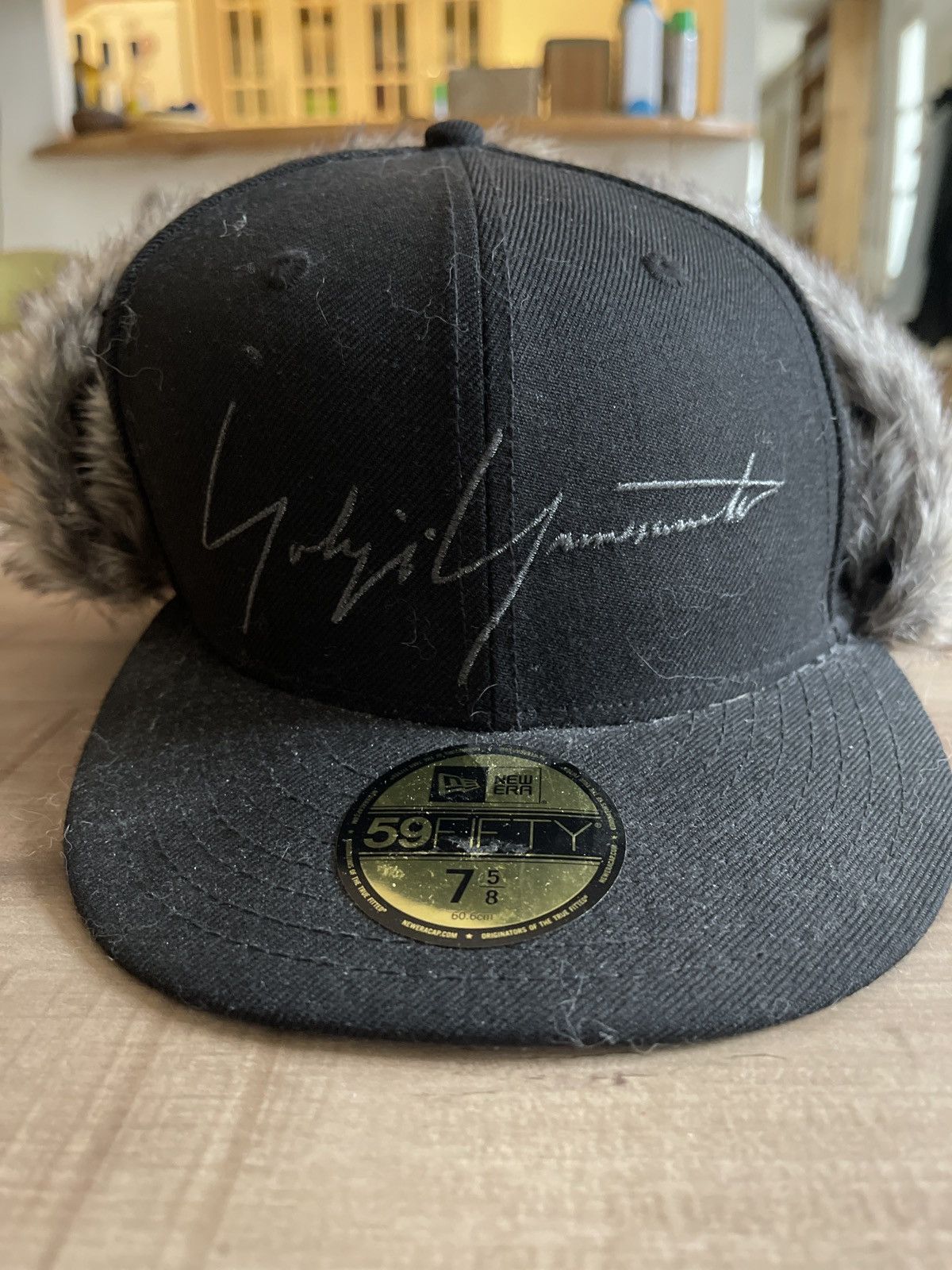 New Era × Yohji Yamamoto Hat Yohji Yamamoto + New Era Size 46 - 3 Thumbnail