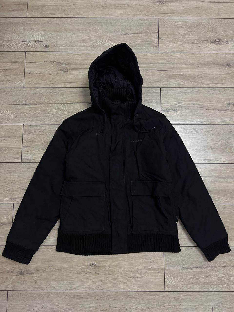 Carhartt Men's Carhartt Ranger Cordura heavy black hooded jacket sz L Size US L / EU 52-54 / 3 - 9 Thumbnail