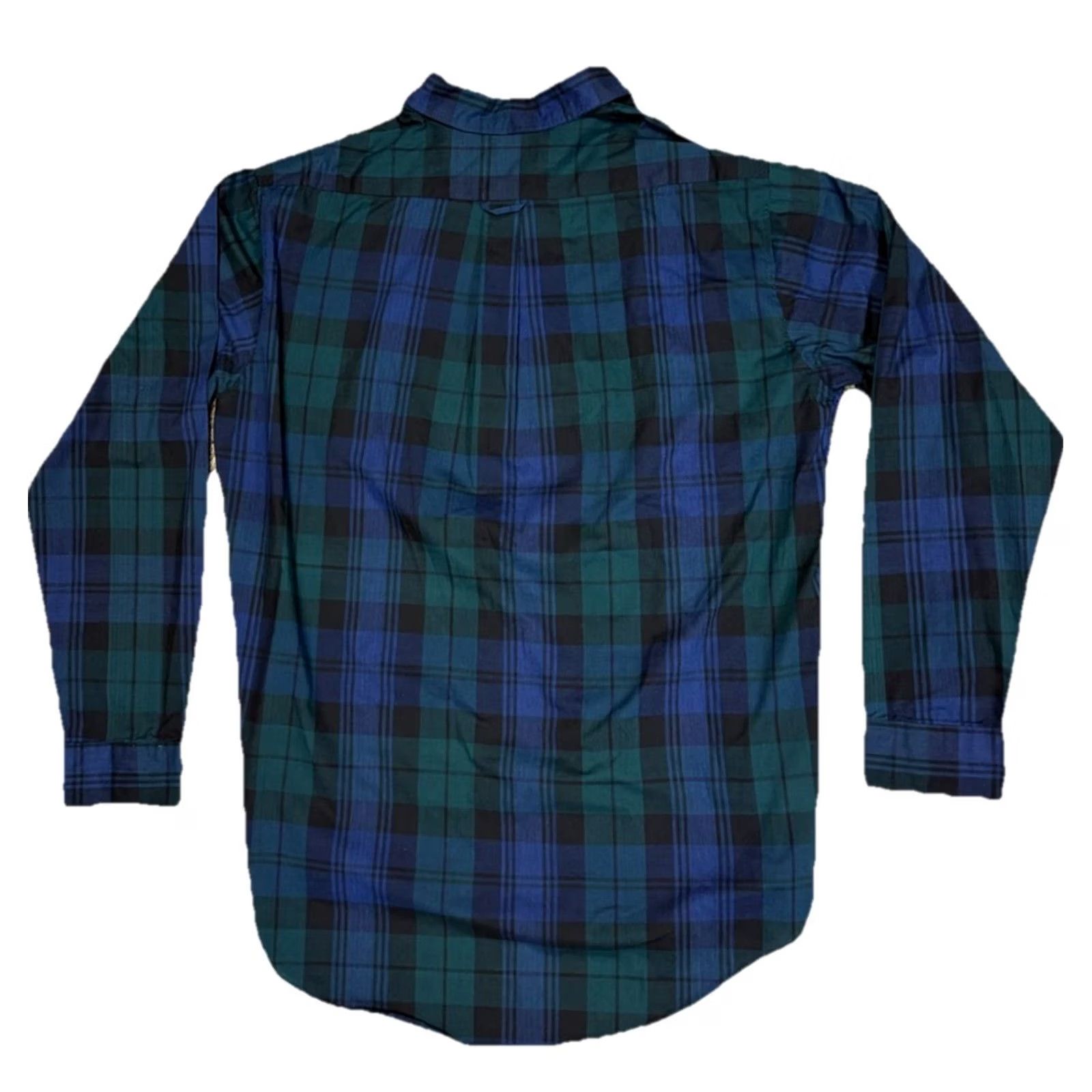 McGregor VINTAGE McGregor Classics Plaid Long Sleeve Button Down Shirt Mens XLT Blue / Green, Cotton, Polyester, Button, Pocket, Preppy, Business Casual, 90s? Size US XL / EU 56 / 4 - 5 Thumbnail