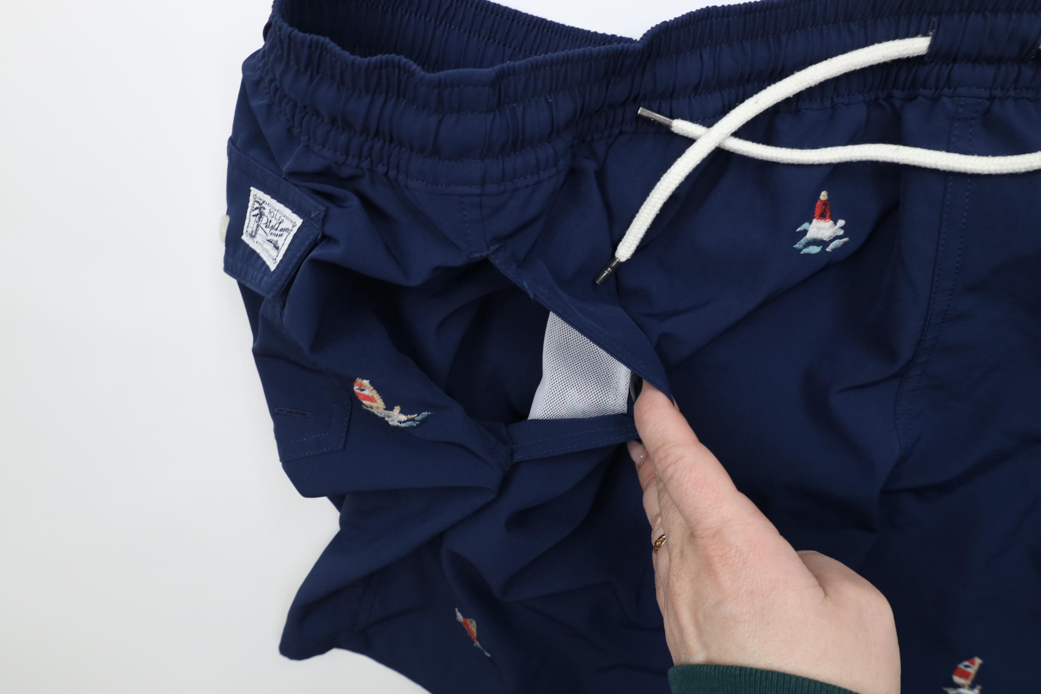 Polo Ralph Lauren Vintage Y2K Ralph Lauren Buoy All Over Print Lined Shorts Size US 34 / EU 50 - 8 Thumbnail