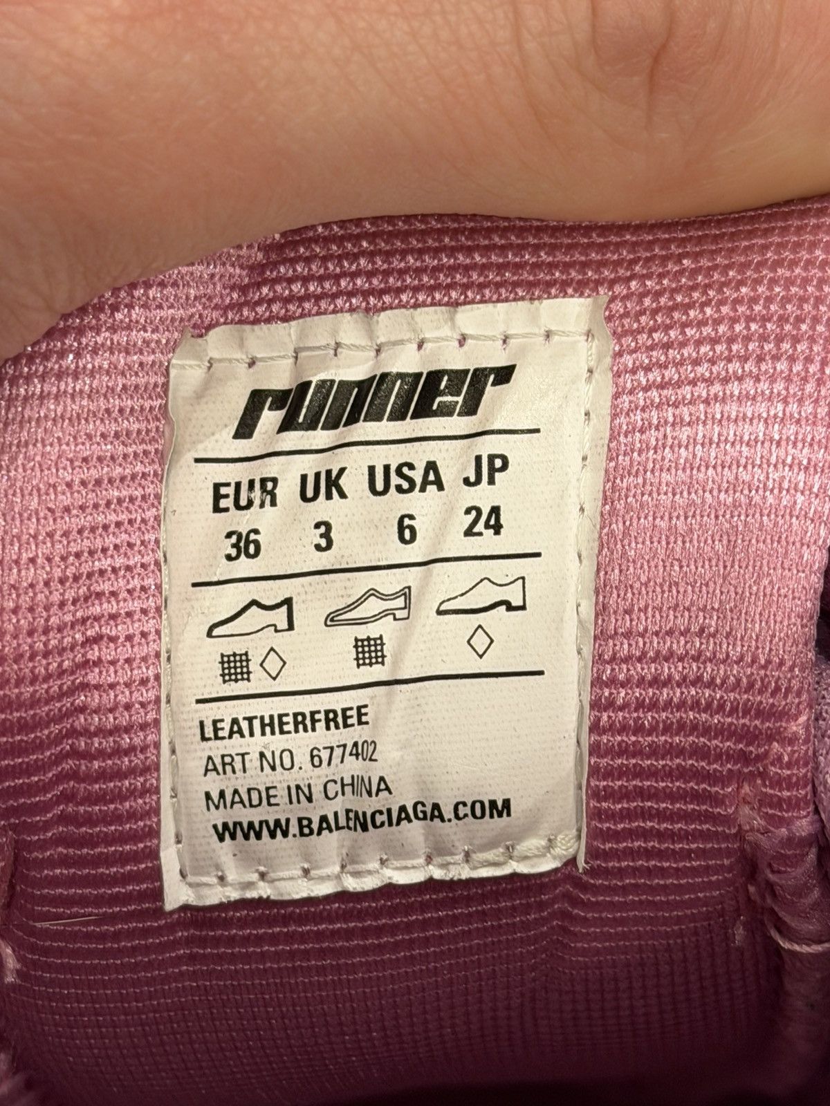 Balenciaga Balenciaga Runner - Pink Size US 6 / IT 36 - 6 Thumbnail