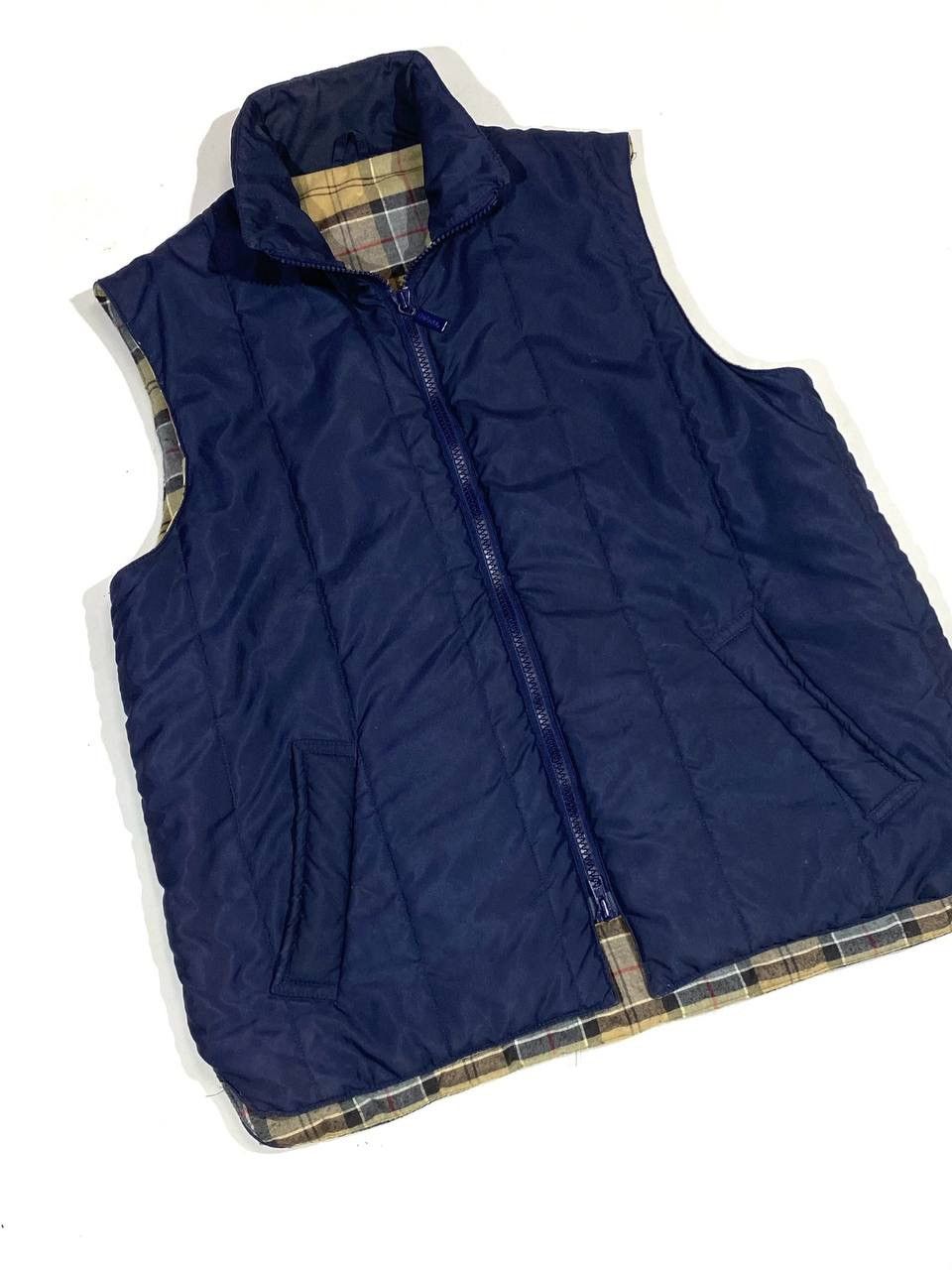 Barbour × Vintage Barbour Waistcoat Dress Tartan Vest Vintage Size US L / EU 52-54 / 3 - 4 Thumbnail