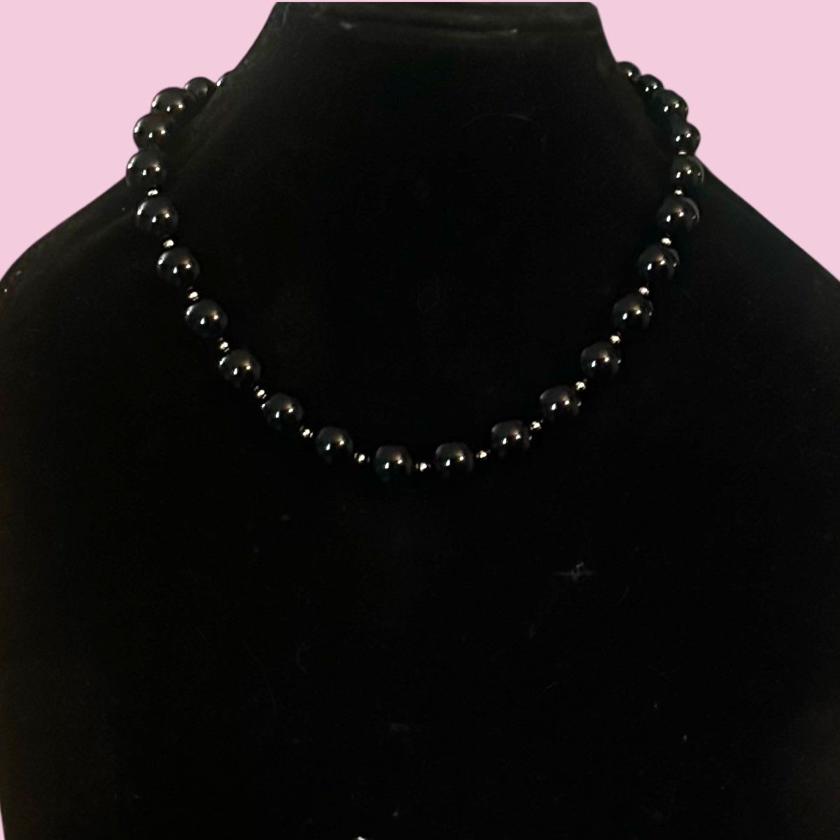 Monet Vintage Monet chunky black bead necklace Size ONE SIZE - 1 Thumbnail