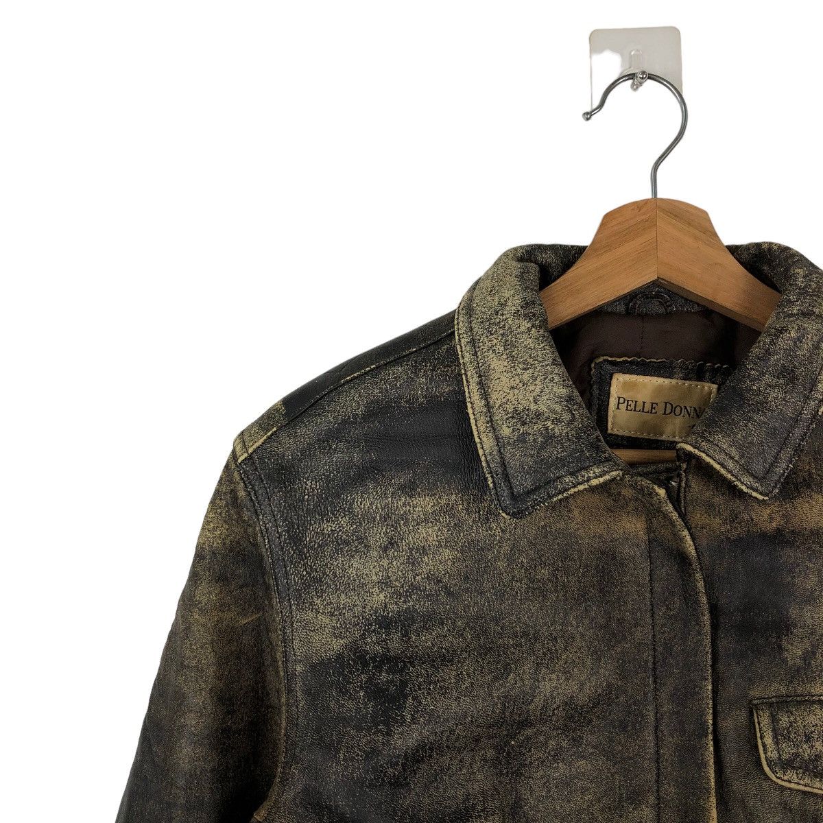 Japanese Brand VINTAGE BOMBER LEATHER JACKET PELLE DONNA ISSEY MIYAKE Size US M / EU 48-50 / 2 - 6 Thumbnail