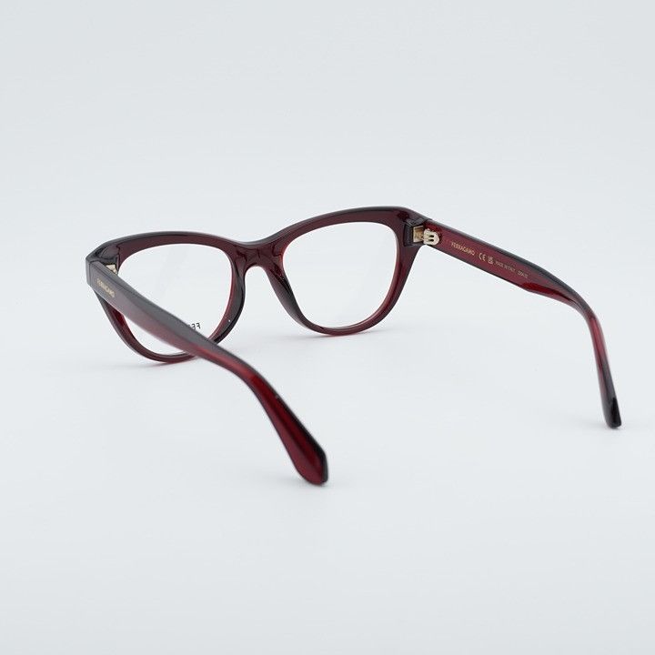 Salvatore Ferragamo Salvatore Ferragamo SF2989 616 Eyeglasses Red 51mm Cat Eye Size ONE SIZE - 2 Thumbnail