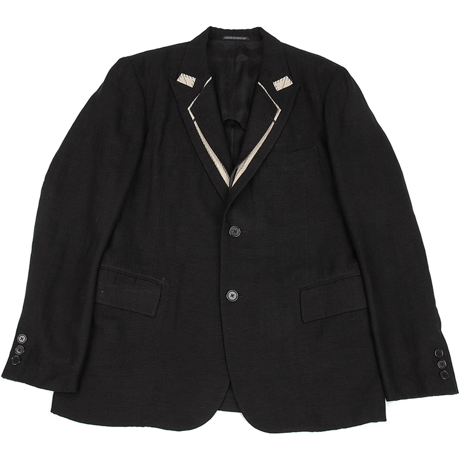 Yohji Yamamoto Yohji Yamamoto Tailored Design Linen Cotton Jacket Size US XL / EU 56 / 4 - 1 Thumbnail