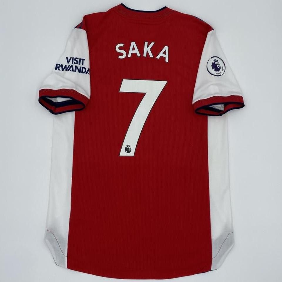 Arsenal Saka 2021 22 home PLAYER VERSION Premier League kit