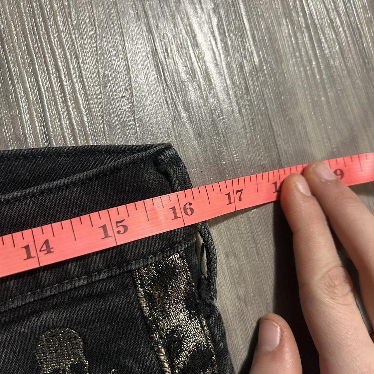 Designer × Japanese Brand × Roen Roen Rare Skull Leapord Skinny Japenese Designer Denim Size US 29 - 4 Thumbnail