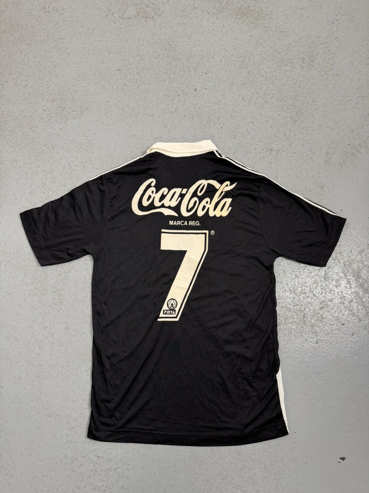 Vintage Vintage 1989 Vasco Da Gama Finta 7 Marca Reg CocaCola Jersey Size US S / EU 44-46 / 1 - 2 Thumbnail