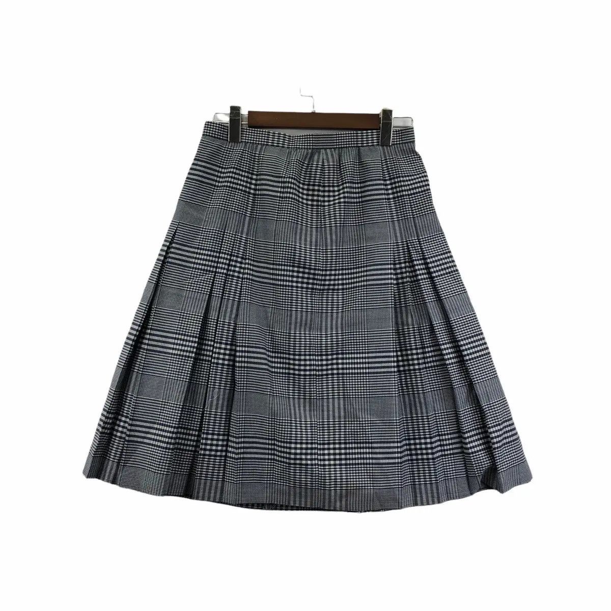 Vintage GOR’RAY UNITED KINGDOM Trevira Fabric Nova Check Midi Skirt Size 30" / US 8 / IT 44 - 2 Thumbnail