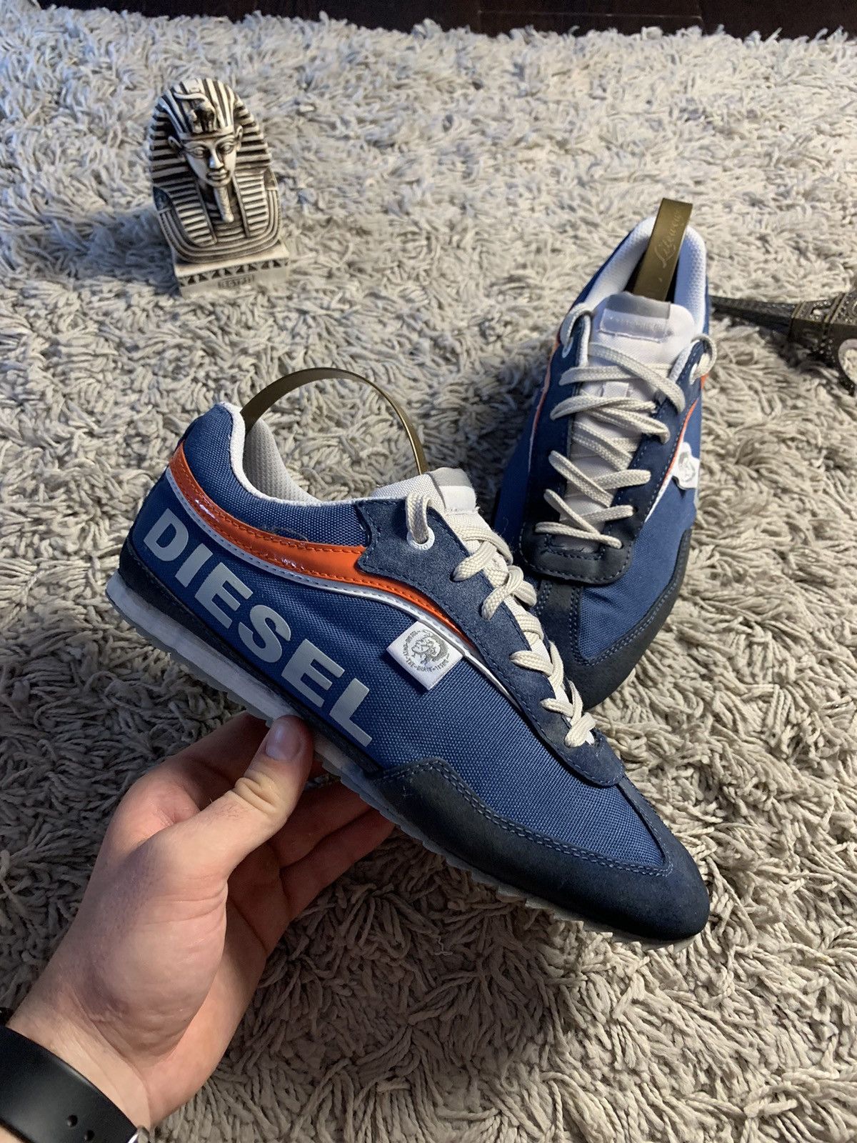 Diesel × Vintage Vintage 00s Y2K Diesel shoes sneakers Size US 6 / EU 39 - 3 Thumbnail