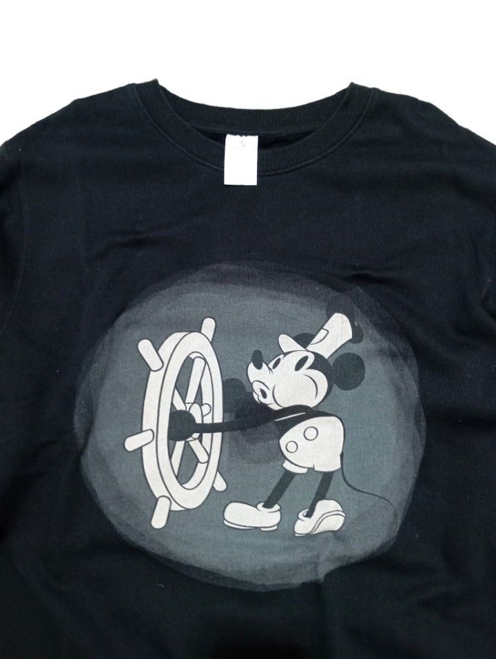 Disney Vintage Disney Sweater Mickey Mouse 80s 90s Sweatshirt Size US L / EU 52-54 / 3 - 3 Thumbnail