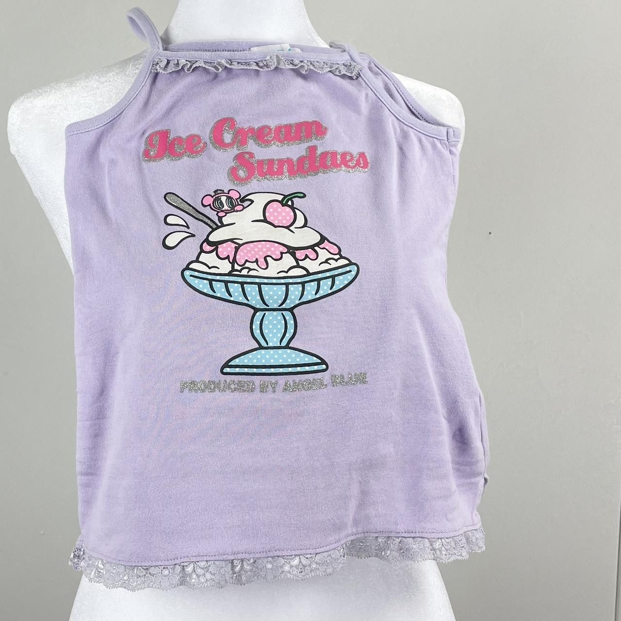 Angel Blue ✩ Angel Blue Glittery Icecream Sundae Lacey Camisole ♡ Size XXS / US 00 / IT 34 - 1 Thumbnail