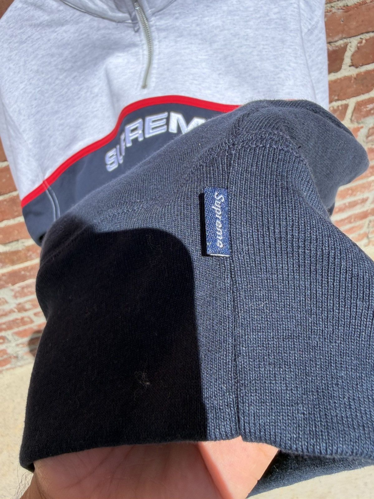 Supreme Supreme 2-Tone Half Zip Size US L / EU 52-54 / 3 - 4 Thumbnail