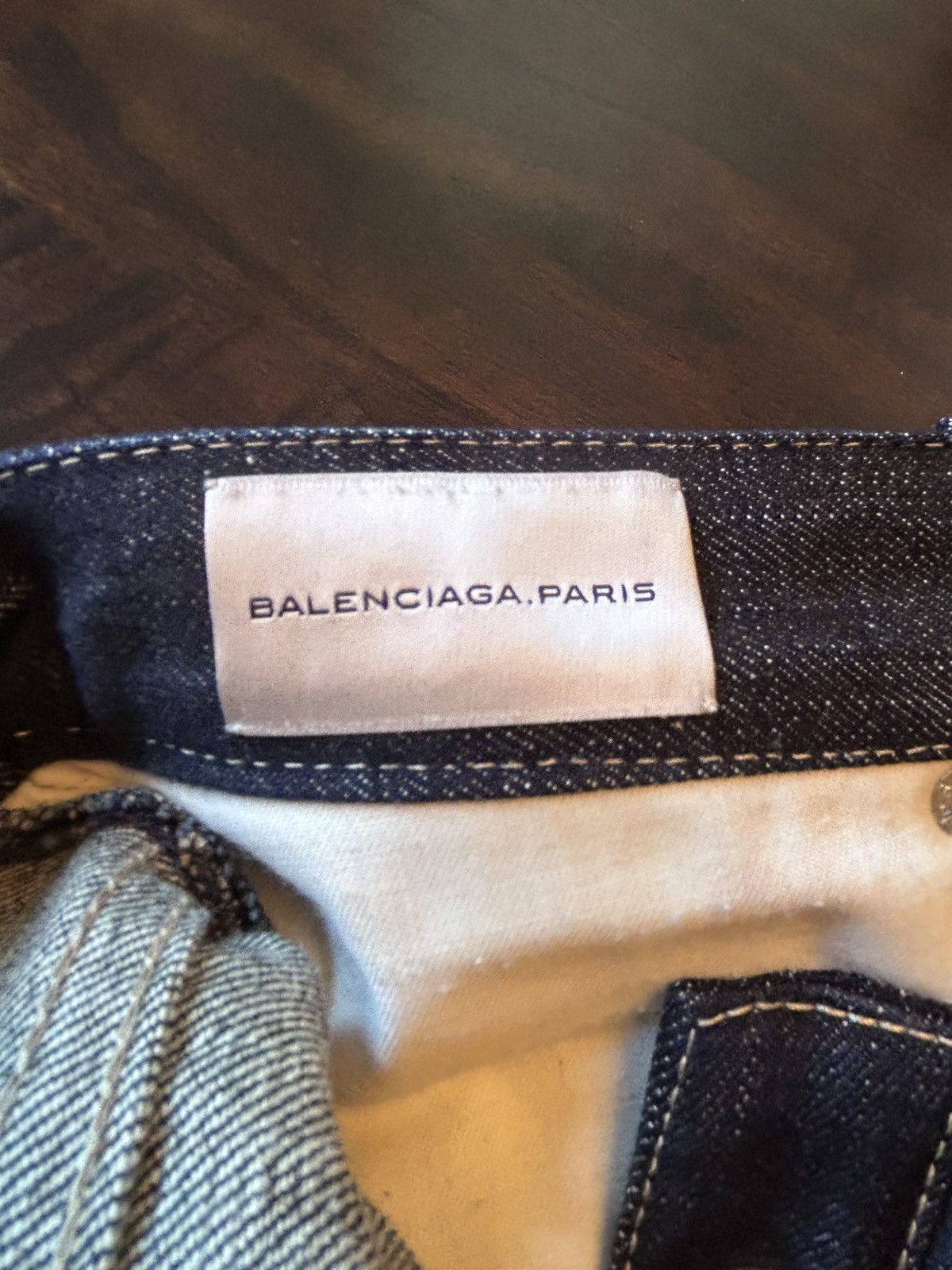 Balenciaga Balenciaga Raw Denim 2010's Skinny Jeans Size US 29 - 6 Thumbnail