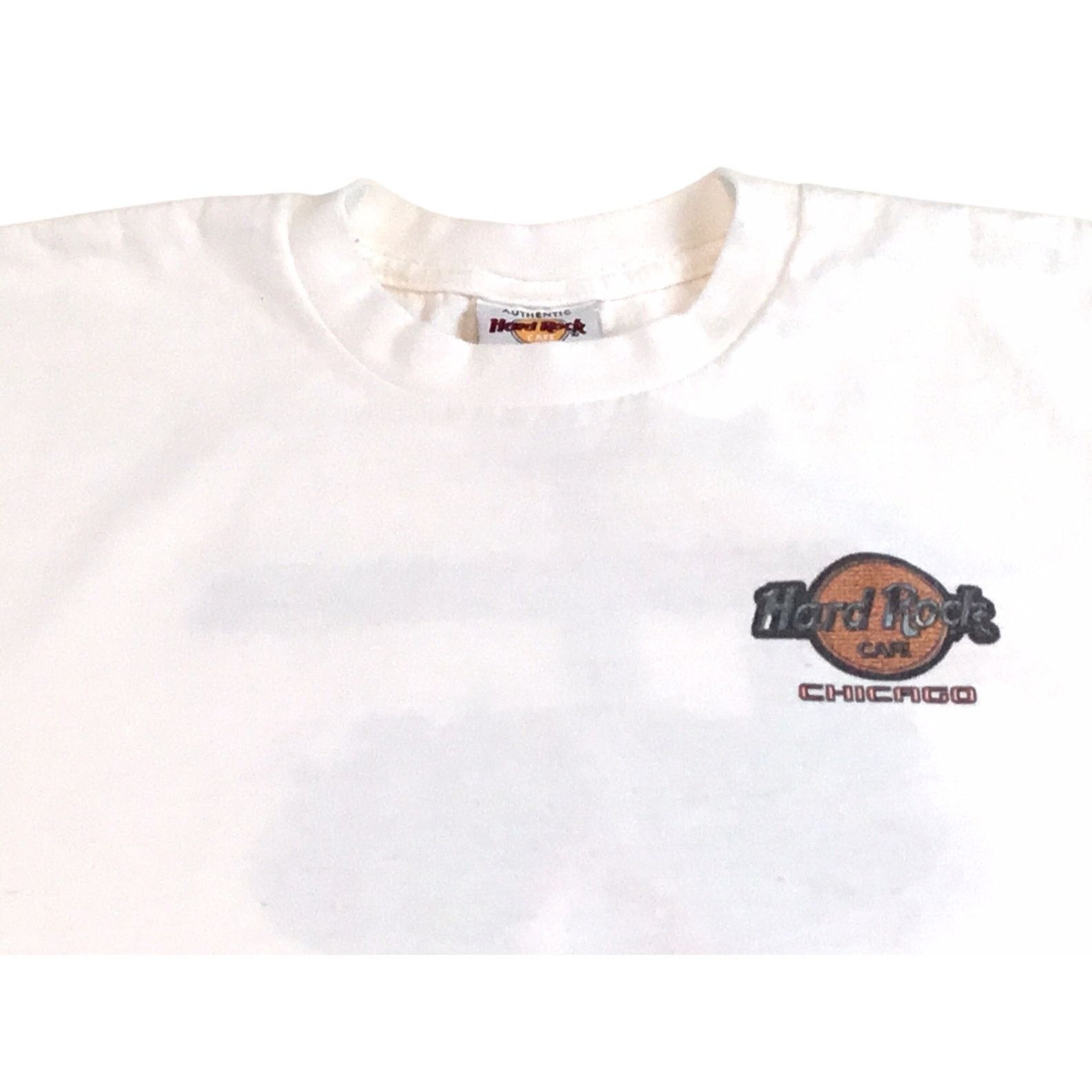 Hard Rock Cafe Hard Rock Cafe T-Shirt Vintage Chicago Guitar Medium Size US M / EU 48-50 / 2 - 5 Thumbnail
