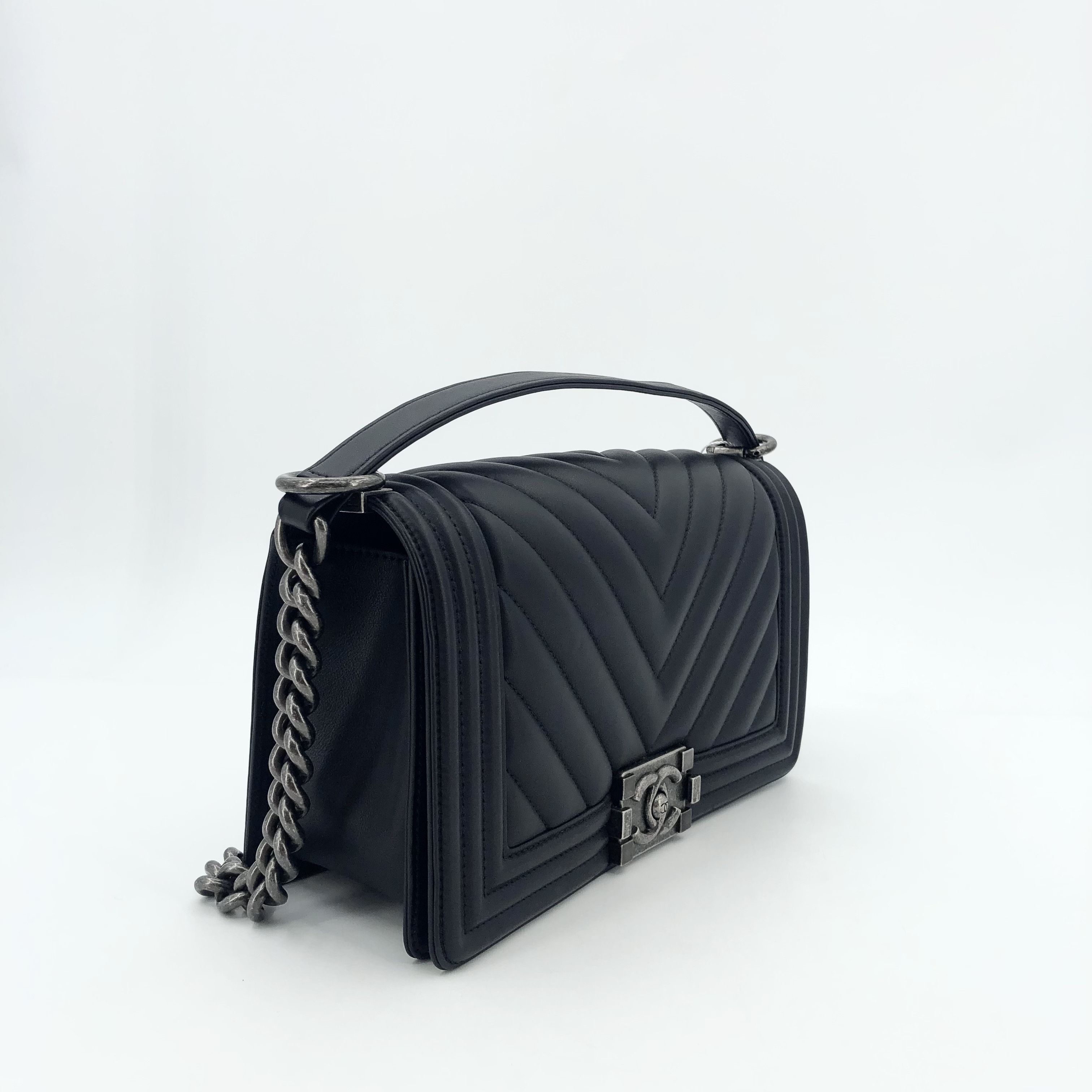 Chanel Chanel Leboy Bag Black Chain Bag Size ONE SIZE - 7 Thumbnail