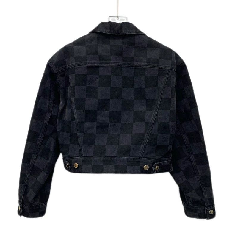 Louis Vuitton Louis Vuitton Black logo checkerboard jacket Size XS / US 0-2 / IT 36-38 - 2 Thumbnail