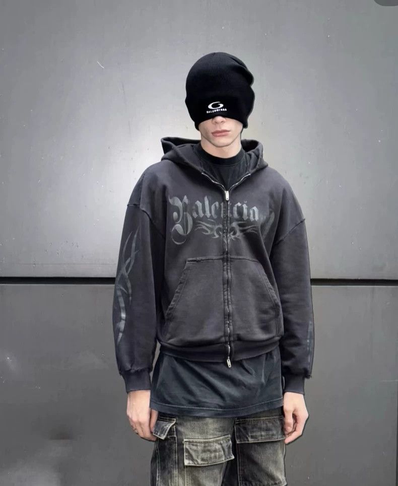 Balenciaga Balenciaga Winter limited dragon zipper hoodie Size US XS / EU 42 / 0 - 6 Thumbnail