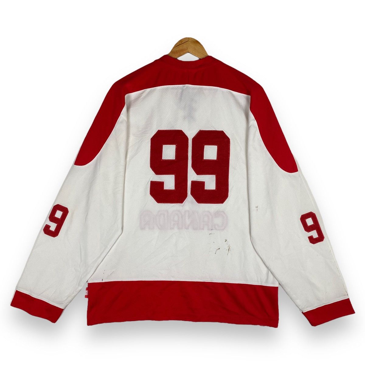 Vintage VINTAGE CANADA HOCKEY JERSEY Size US L / EU 52-54 / 3 - 6 Thumbnail
