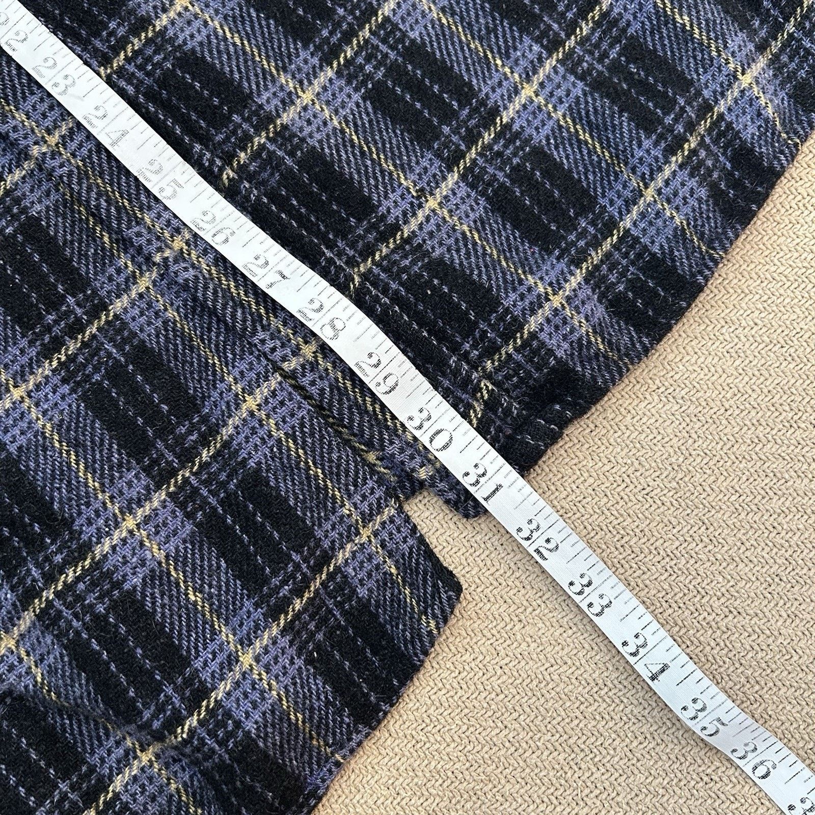 Vintage 50s Balsam Flannel All Wool Thick Plaid Work Button Up Shirt Size US M / EU 48-50 / 2 - 6 Thumbnail
