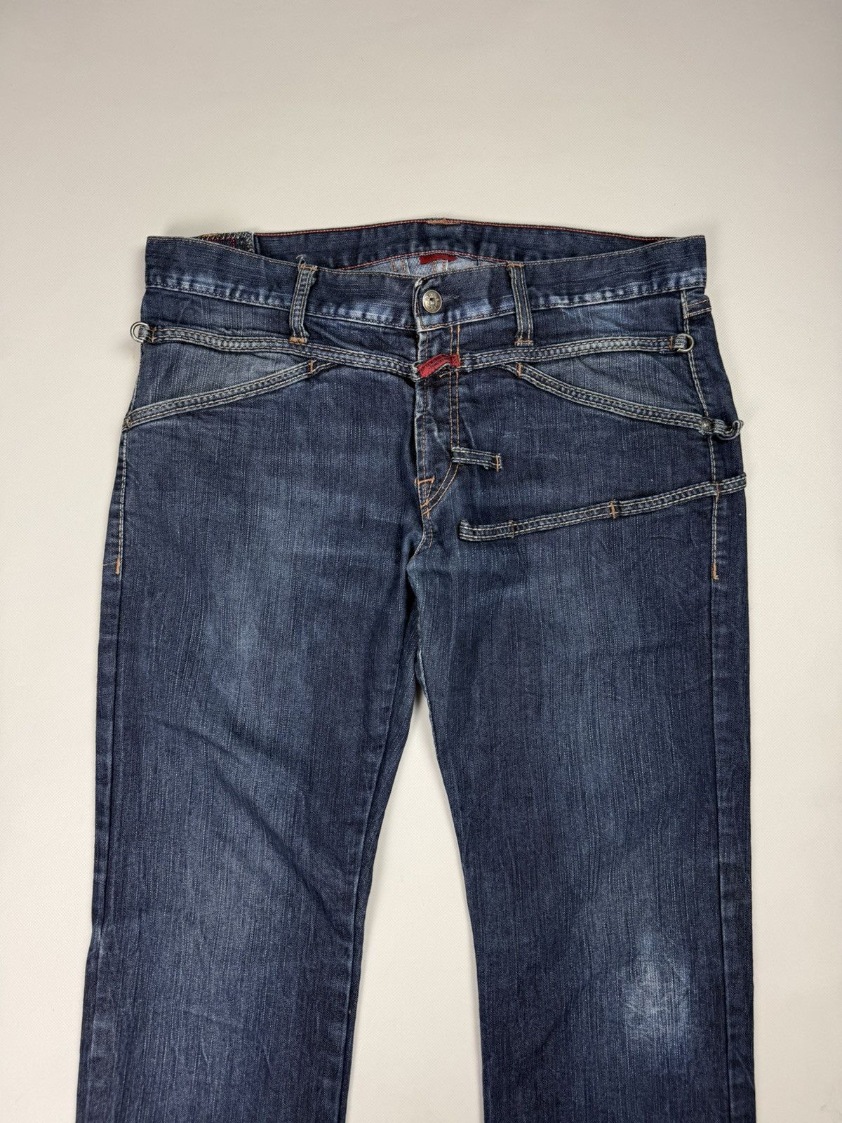 Marithe + Francois Girbaud Marithe Francois Girbaud Vintage Avant-Garde Denim Jeans Size US 32 / EU 48 - 5 Thumbnail