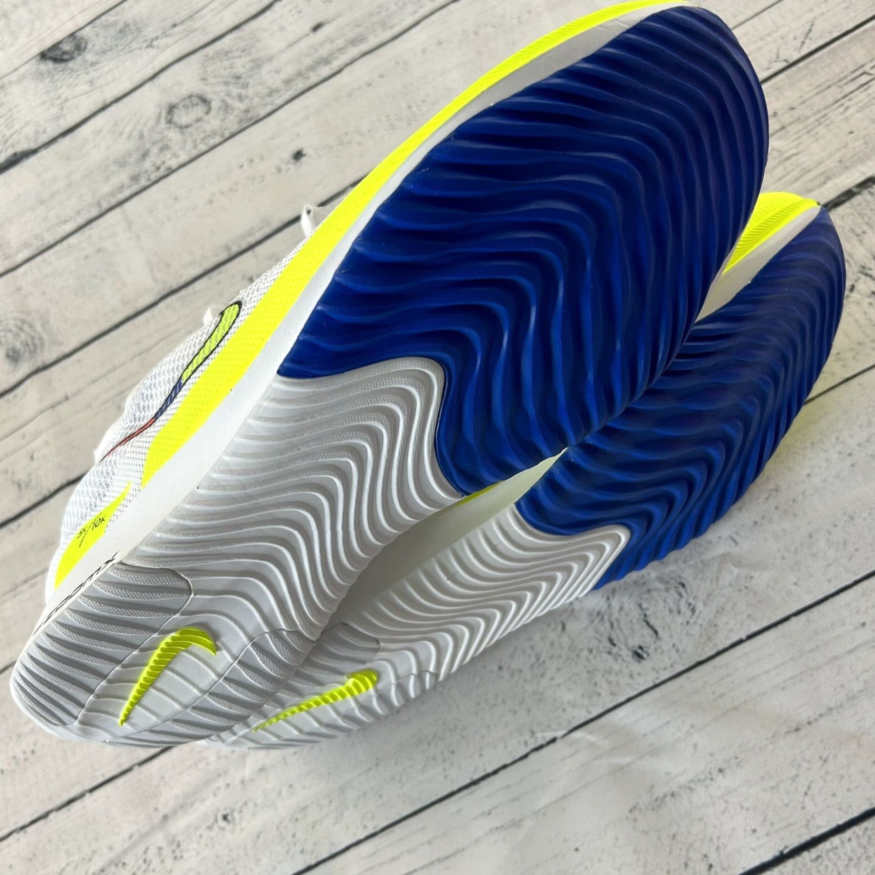 Nike Nike ZoomX Streakfly Men’s Shoes DX1626-100 White Volt Racer Blue 13 Nike ZoomX Streakfly Adult Size 13 White Volt Racer Blue Shoes Size ONE SIZE - 3 Thumbnail