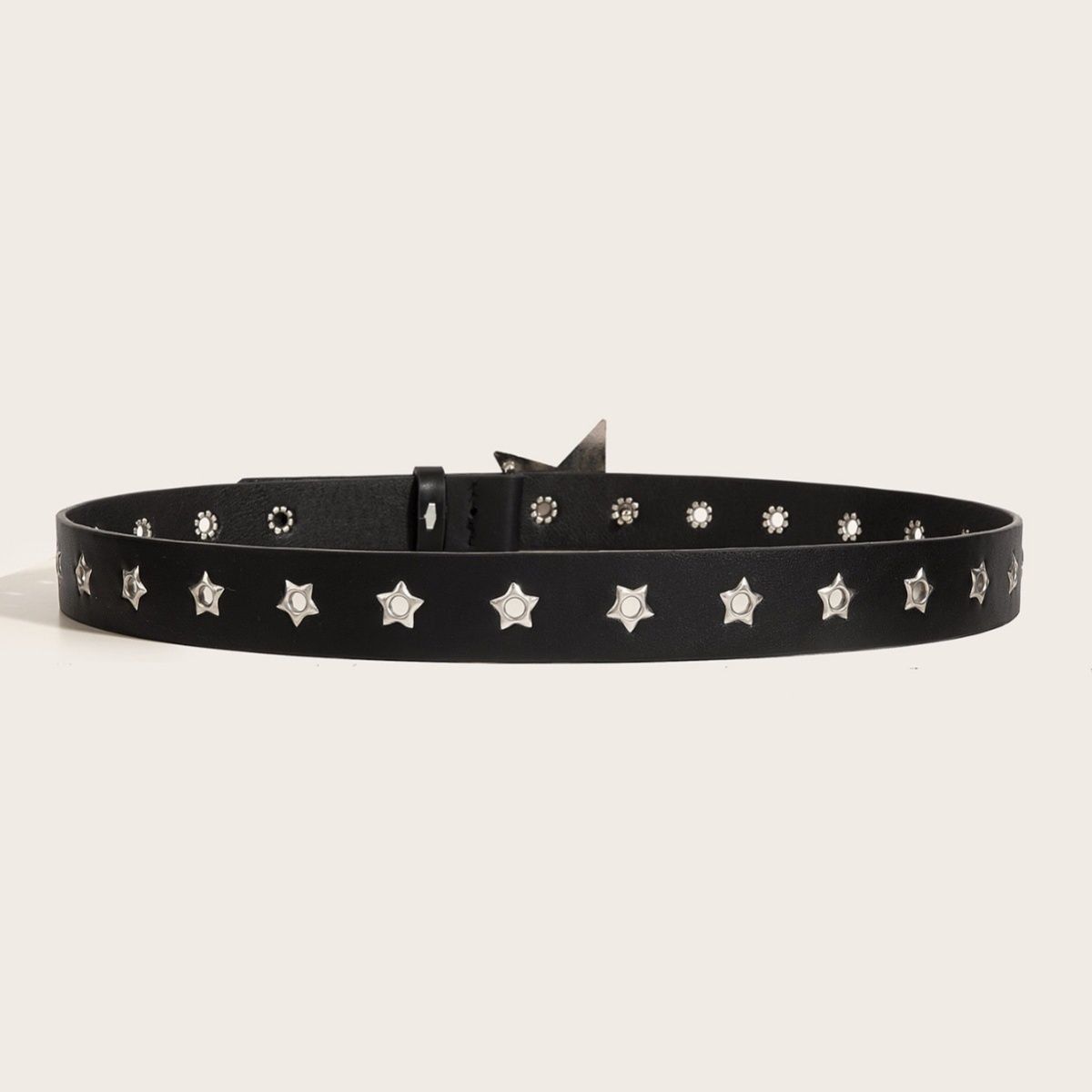 Designer Star Vintage Belt Riveted Belts Menswear Accessories Size ONE SIZE - 3 Thumbnail