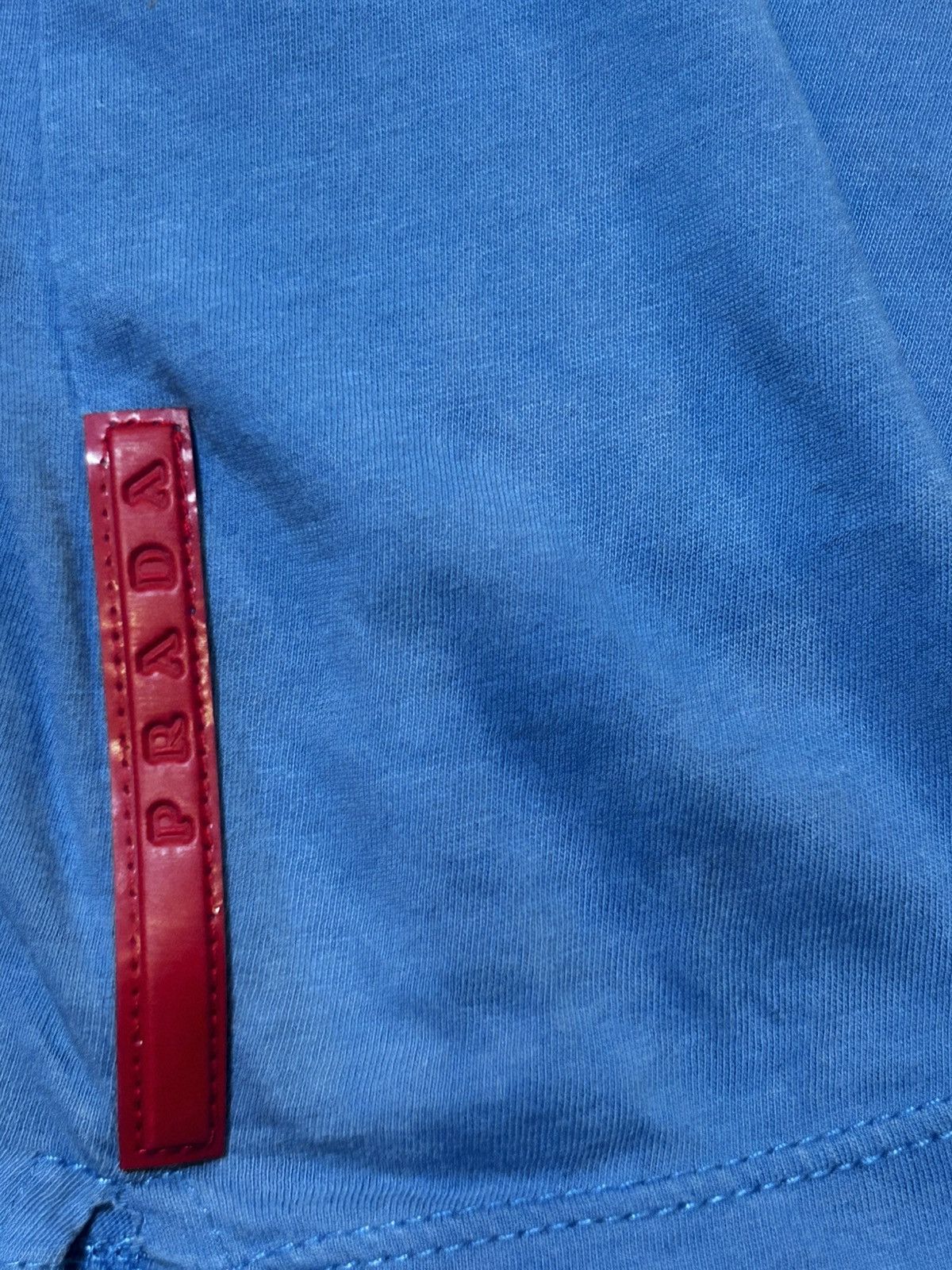 Prada Prada Blue Polo Shirt Made in Italy | Minimal Luxury Size US M / EU 48-50 / 2 - 3 Thumbnail