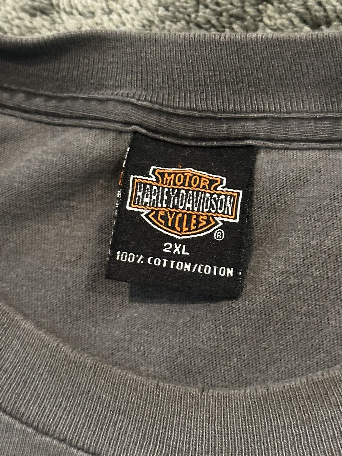 Harley Davidson Rare Faded 2001 Harley Davidson Wolf T Shirt -Wisconsin Size US XXL / EU 58 / 5 - 6 Thumbnail
