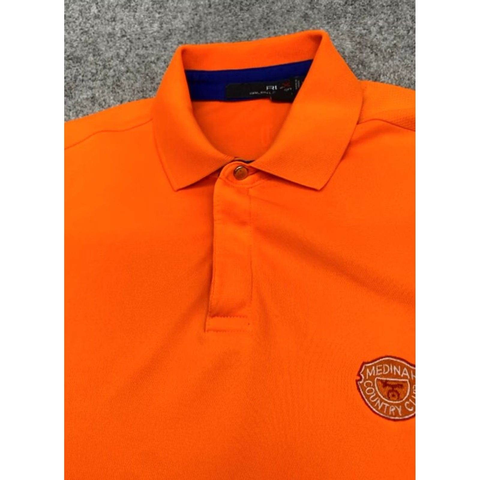 RLX Ralph Lauren RLX Ralph Lauren Polo Shirt Men XL Short Sleeve Orange Medinah Country Club Polo Shirt Mens XL Orange Medinah Country Club RLX Ralph Lauren Polo Shirt Size US XL / EU 56 / 4 - 3 Thumbnail
