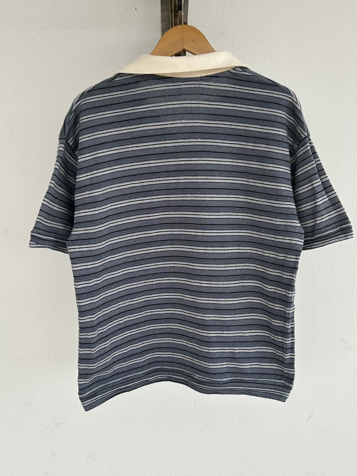 monkey time Monkey Time Stripes Polo Blue Size US L / EU 52-54 / 3 - 2 Thumbnail