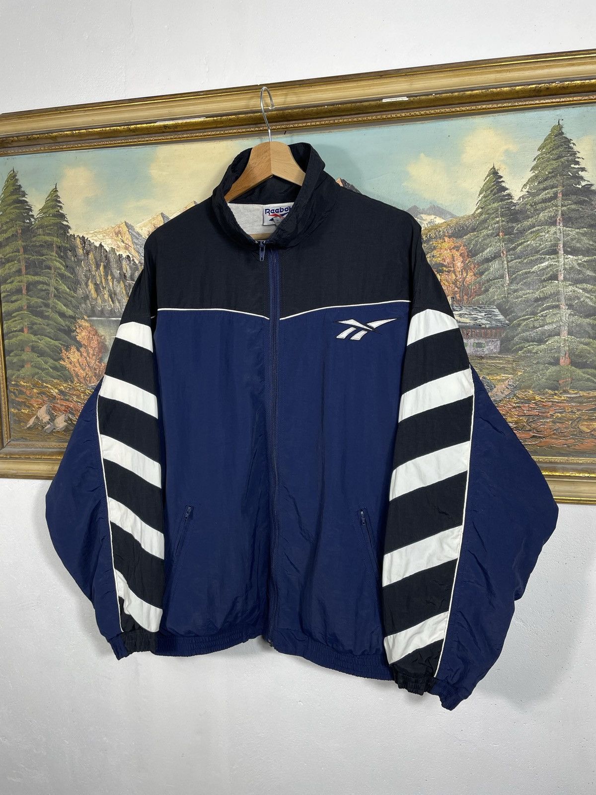 Reebok × Vintage Reebok retro 00s y2k jacket hiphop rap swag drip baggy loose Size US M / EU 48-50 / 2 - 2 Thumbnail