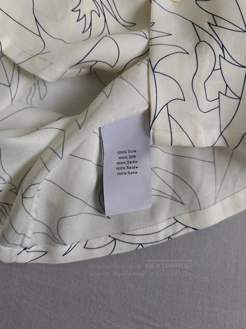 Hermes Hermes size 40 Silk shirt, 100% mulberry silk fabric, drago Size US XXS / EU 40 - 4 Thumbnail