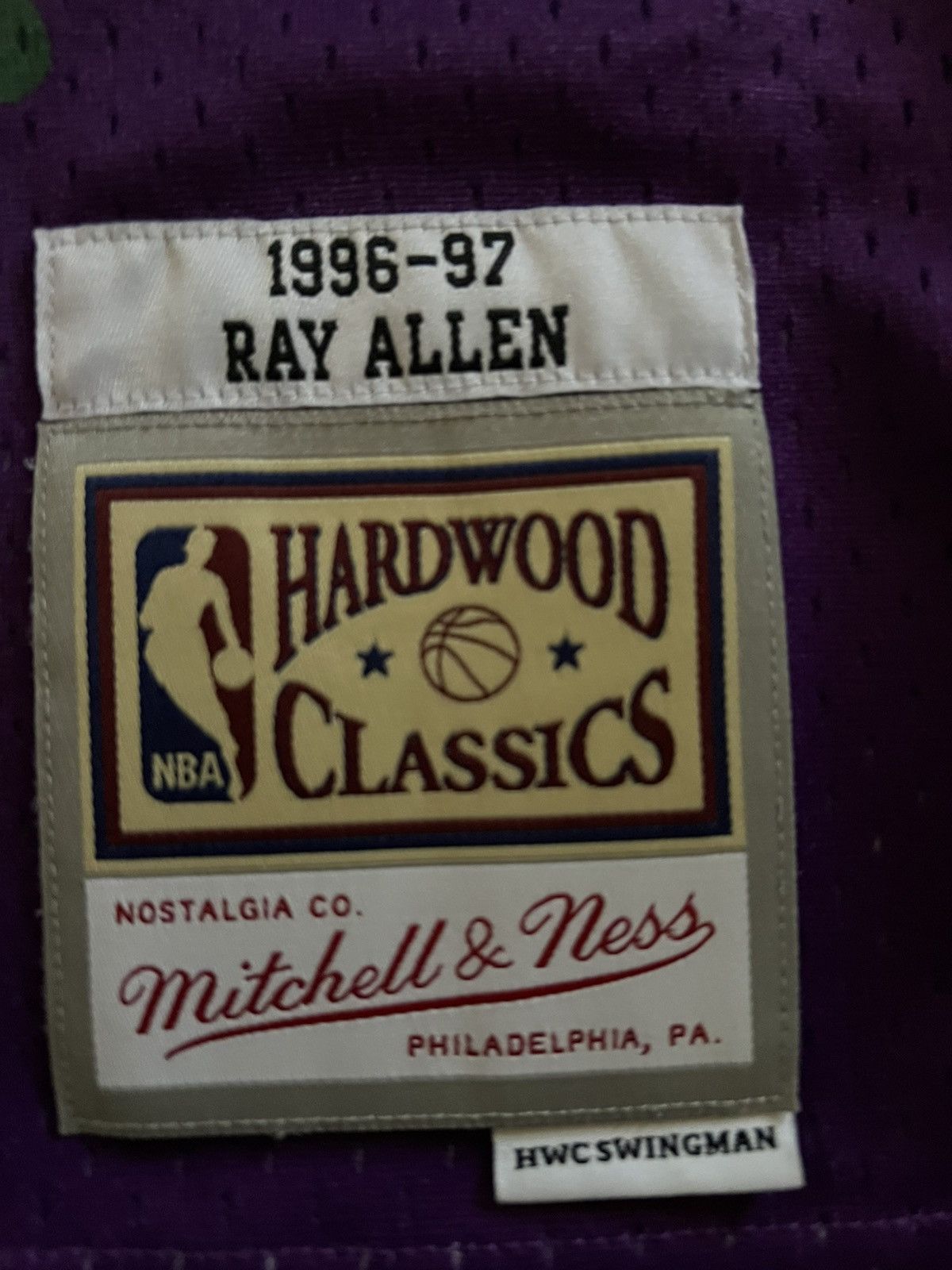 NBA Hardwood Classics Ray Allen Jersey Size US S / EU 44-46 / 1 - 3 Thumbnail