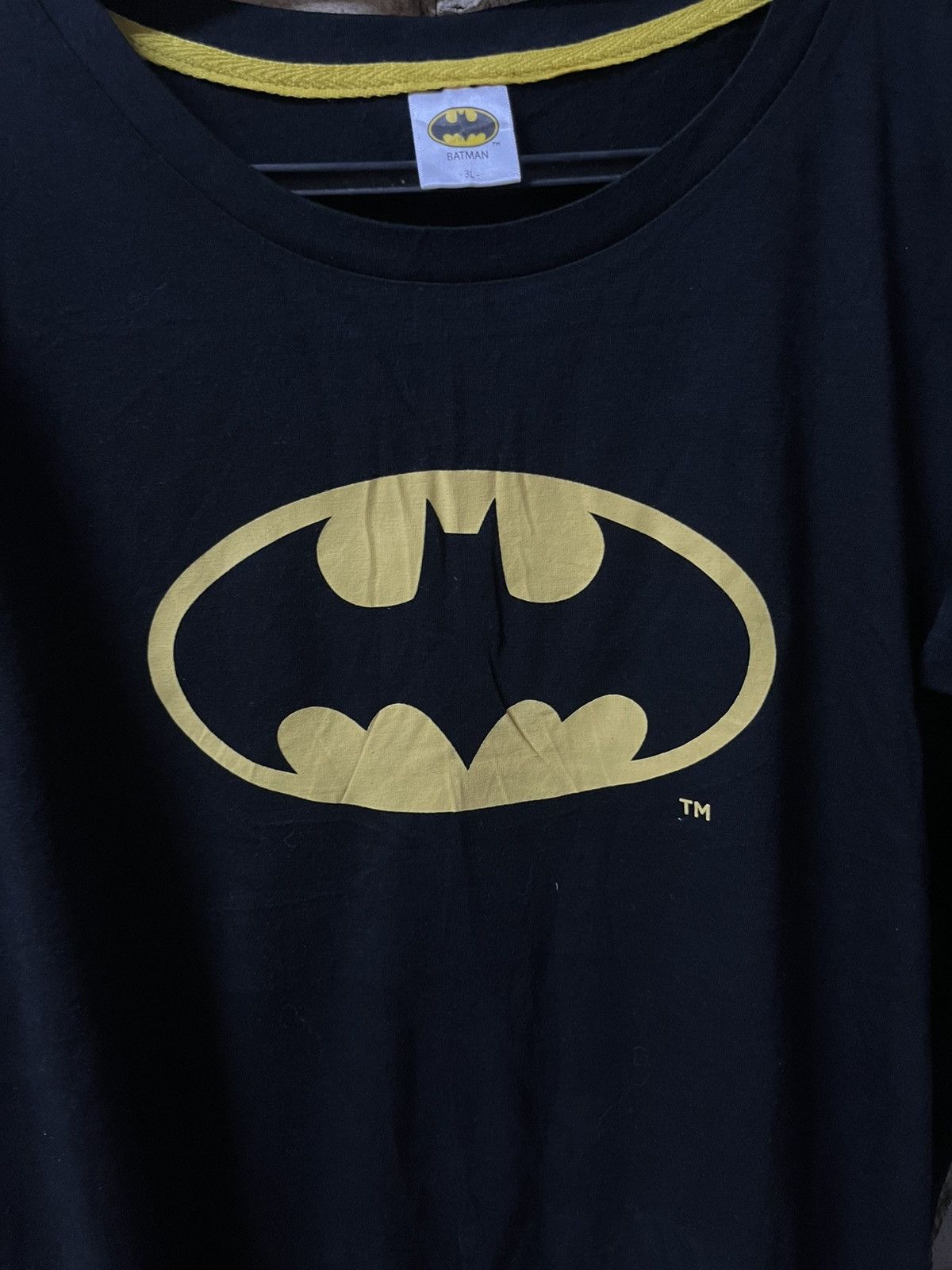 DC Comics BATMAN Vintage Logo T-Shirt Size US L / EU 52-54 / 3 - 4 Thumbnail