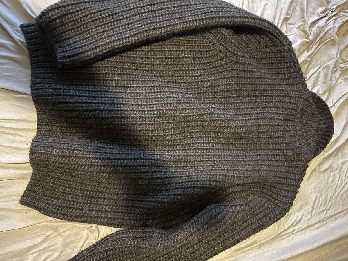 Our Legacy Our Legacy Big Piquet “wolf grey” Chunky wool sweater 