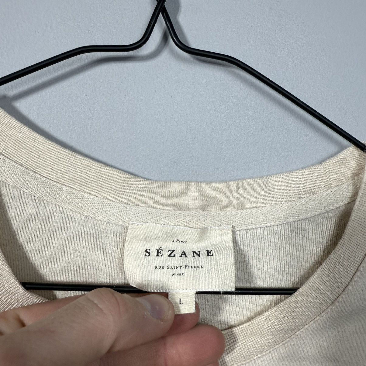 Sezane Vintage Sezane T-Shirt Size L / US 10 / IT 46 - 4 Thumbnail