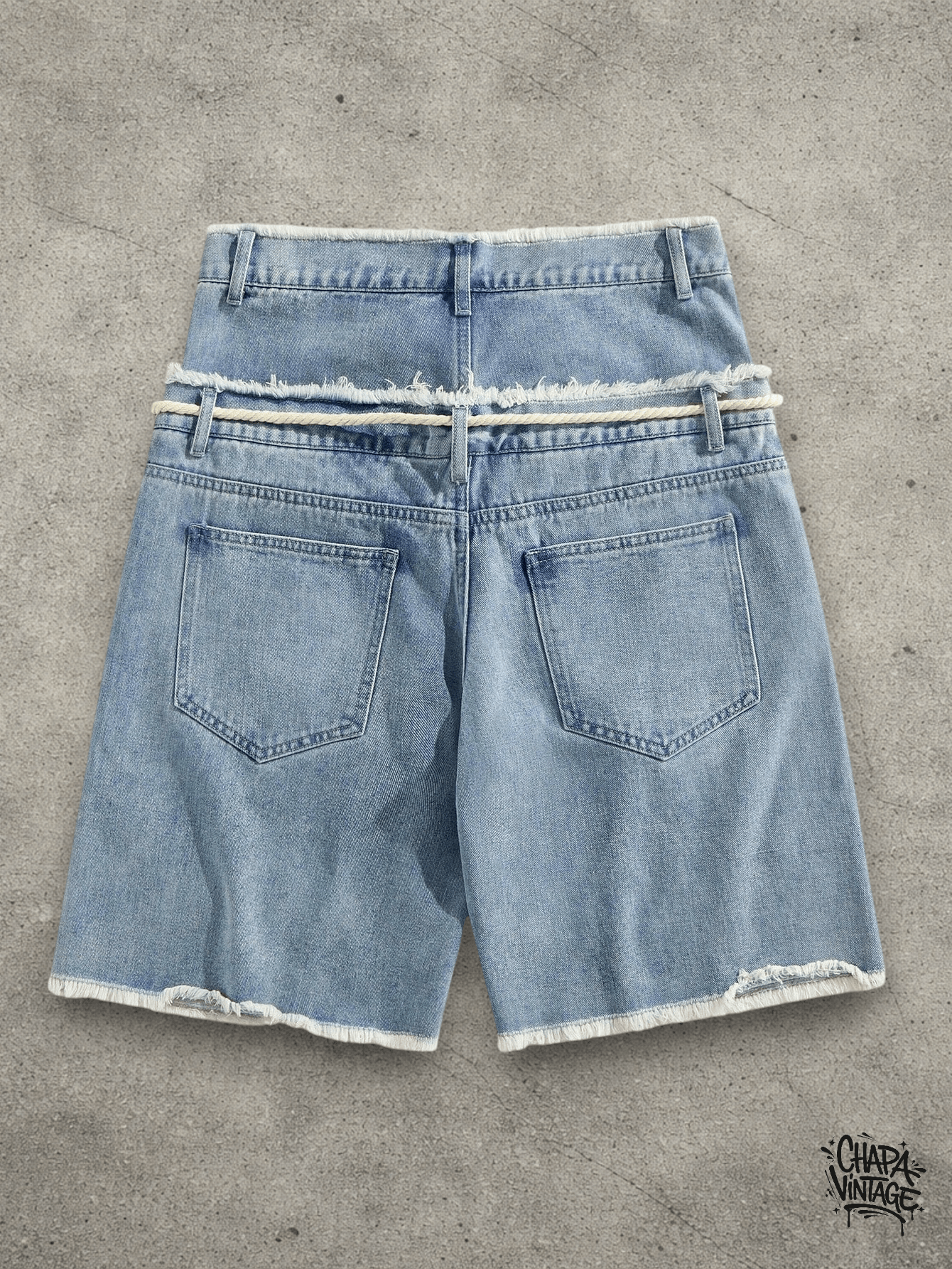 Jean Double waistband shorts Size US 32 / EU 48 - 3 Thumbnail