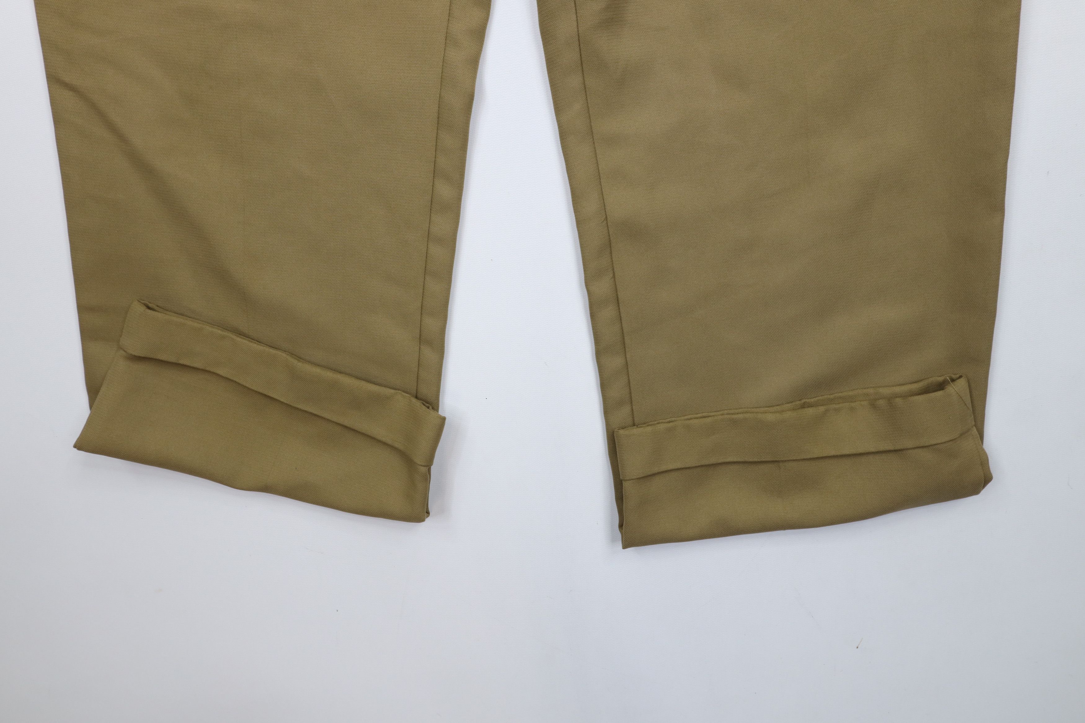 Tommy Hilfiger × Vintage Vintage 90s Tommy Hilfiger Cuffed Wide Leg Chino Pants Brown Size US 30 / EU 46 - 6 Thumbnail