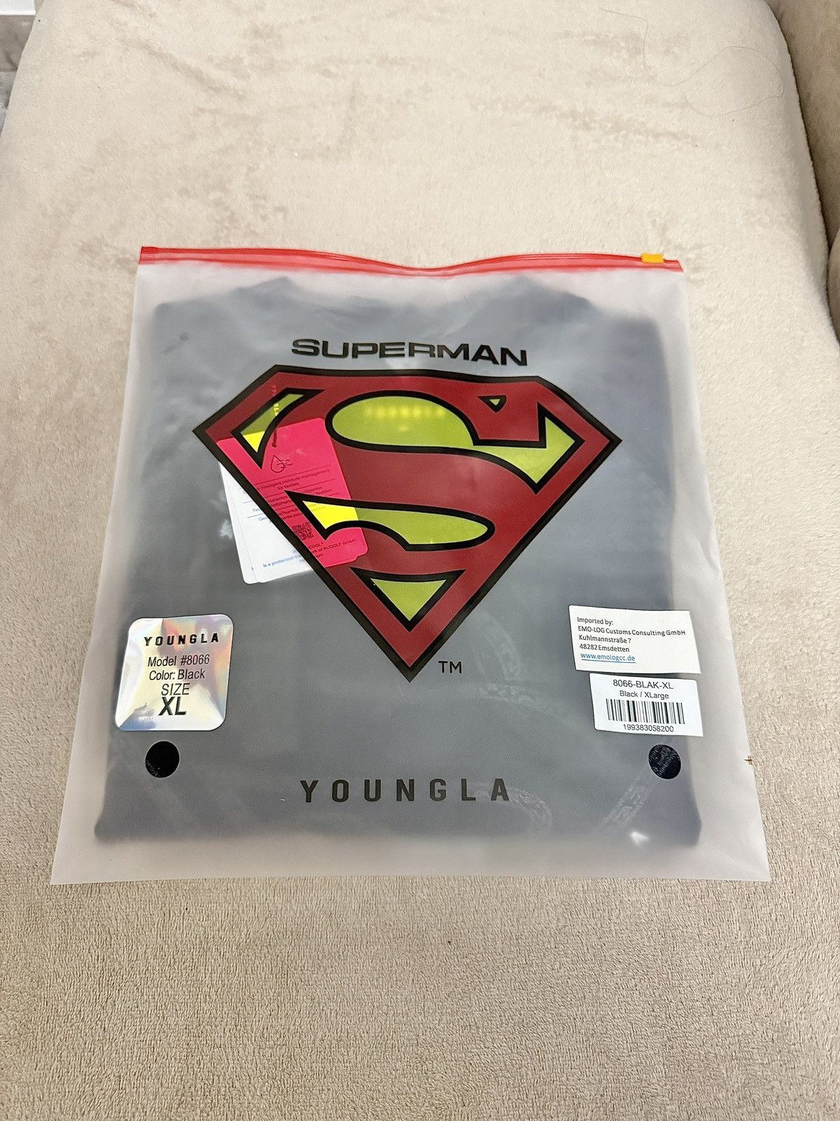 YoungLA YoungLa Superman Compression Longsleeves Black XL Size US XL / EU 56 / 4 - 1 Thumbnail